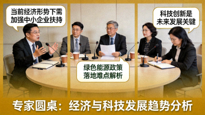 专家圆桌讨论文章配图展示专家分析观点